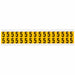 Number Label Vinyl 3/4 in H 5/8 in W