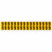 Number Label Vinyl 3/4 in H 5/8 in W