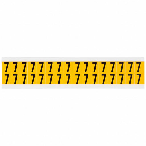 Number Label Vinyl 3/4 in H 5/8 in W