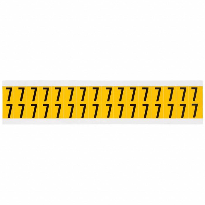 Number Label Vinyl 3/4 in H 5/8 in W