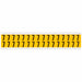 Number Label Vinyl 3/4 in H 5/8 in W