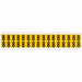 Number Label Vinyl 3/4 in H 5/8 in W