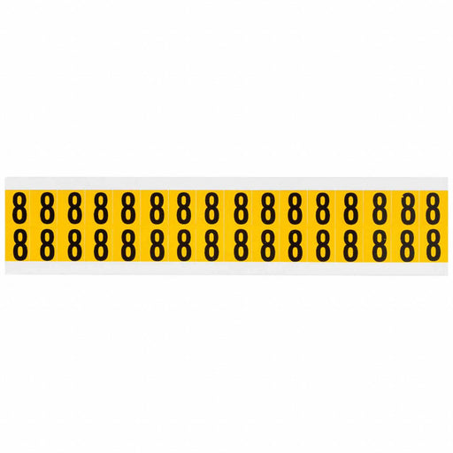 Number Label 8 3/4in.Hx9/16in.W Vinyl