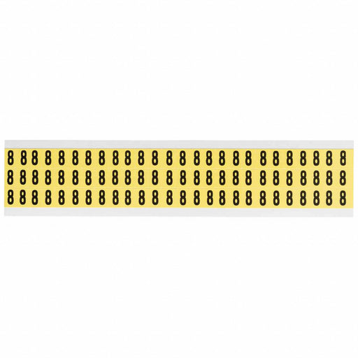 Number Label Vinyl 3/4 in H 5/8 in W
