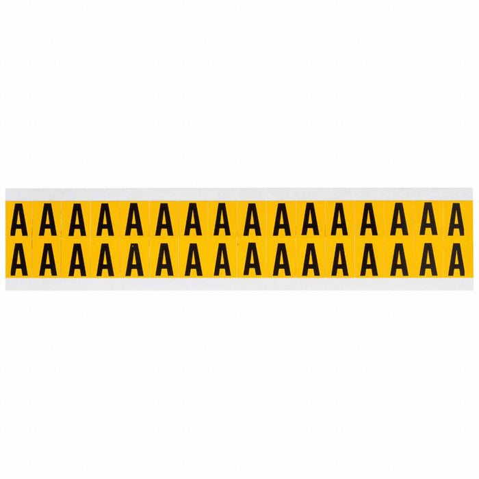 Letter Label Vinyl 3/4 in H 5/8 in W