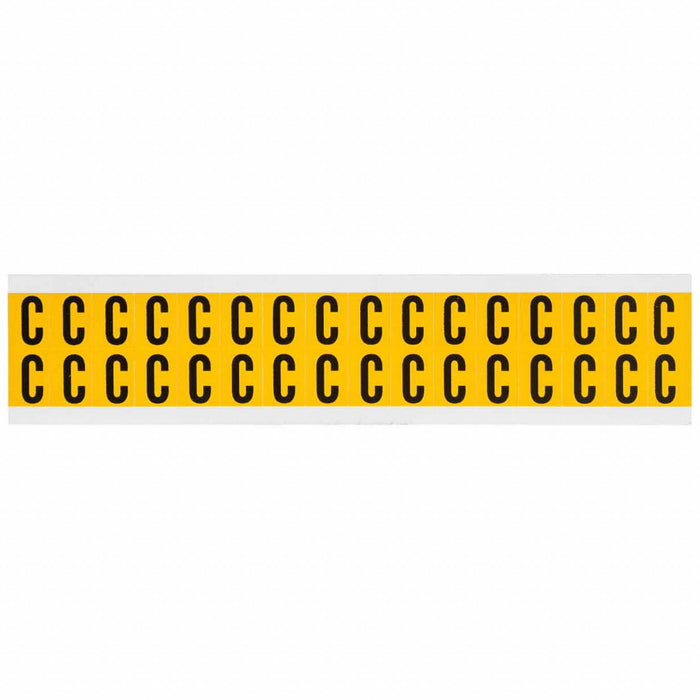 Letter Label Vinyl 3/4 in H 5/8 in W