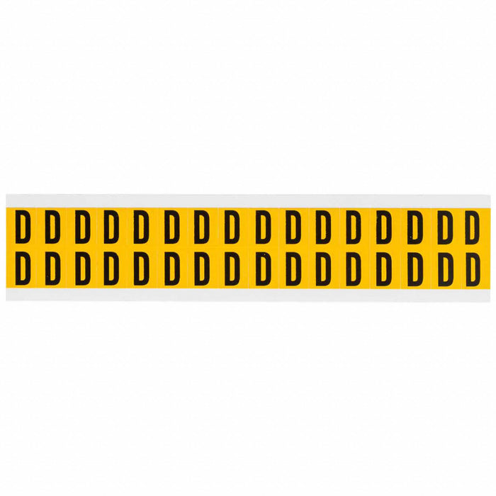 Letter Label Vinyl 3/4 in H 5/8 in W