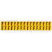 Letter Label Vinyl 3/4 in H 5/8 in W
