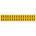 Letter Label Vinyl 3/4 in H 5/8 in W