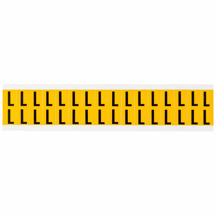 Letter Label Vinyl 3/4 in H 5/8 in W