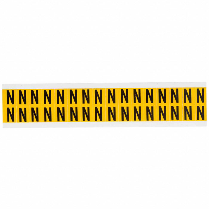 Letter Label Vinyl 3/4 in H 5/8 in W