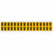 Letter Label Vinyl 3/4 in H 5/8 in W