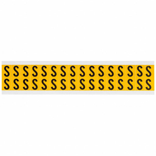 Letter Label S 3/4in.Hx9/16in.W Vinyl