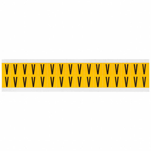 Letter Label V 3/4in.Hx9/16in.W Vinyl
