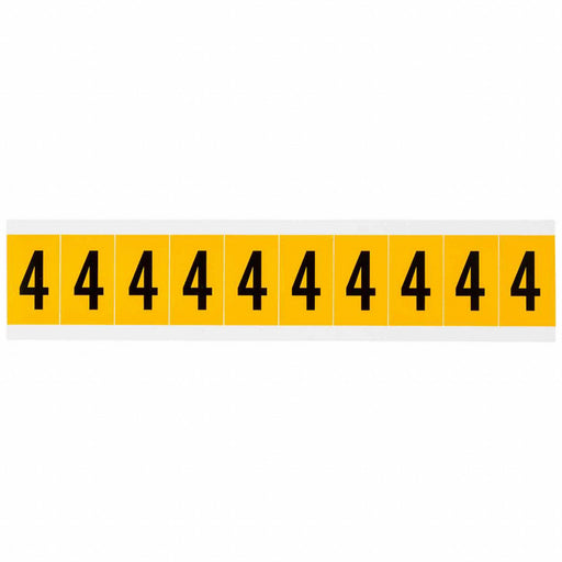 Number Label 4 1-1/2in.Hx7/8in.W Vinyl