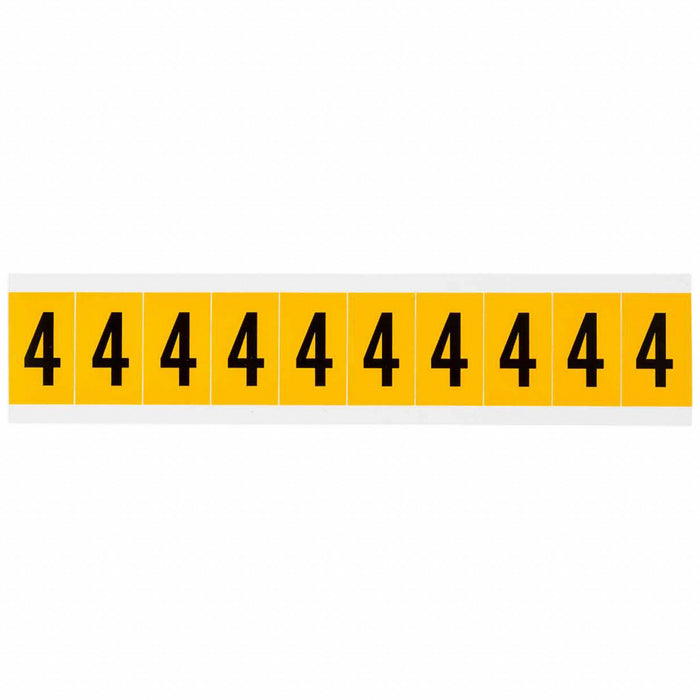 NumberLabel Vinyl 1-1/2inH 7/8inW