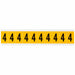 NumberLabel Vinyl 1-1/2inH 7/8inW