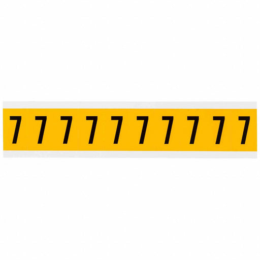NumberLabel Vinyl 1-1/2inH 7/8inW