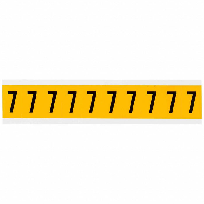 NumberLabel Vinyl 1-1/2inH 7/8inW