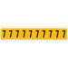 NumberLabel Vinyl 1-1/2inH 7/8inW