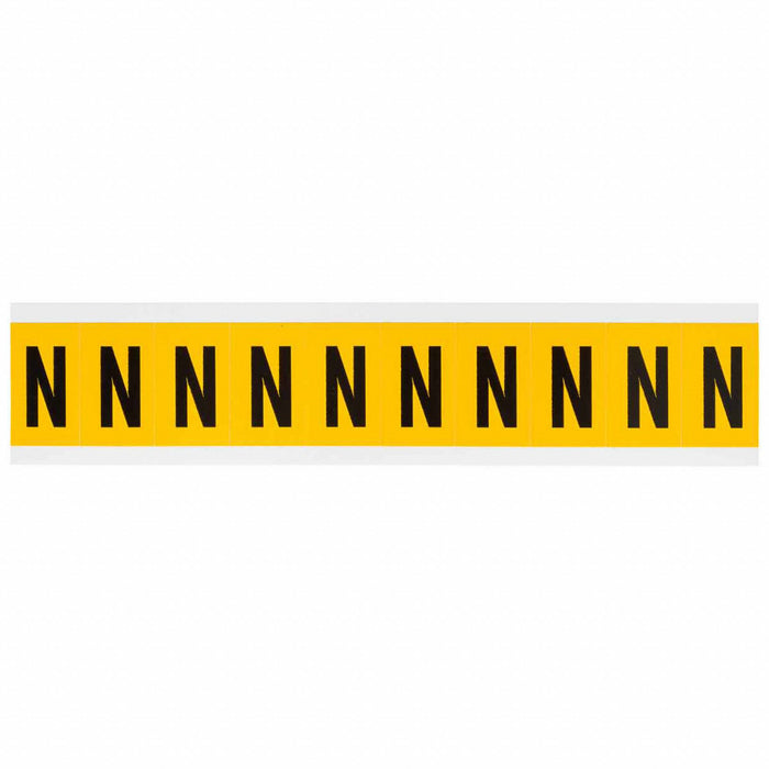 LetterLabel Vinyl 1-1/2inH 7/8inW
