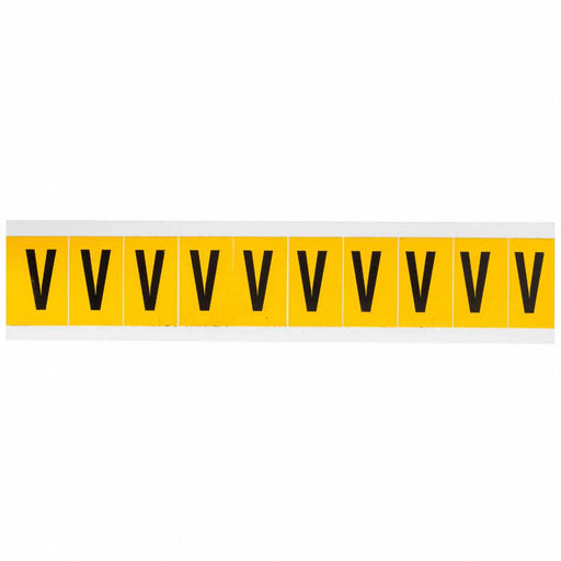 Letter Label V 1-1/2in.Hx7/8in.W