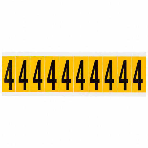 NumberLabel Vinyl 2-1/4inH 7/8inW