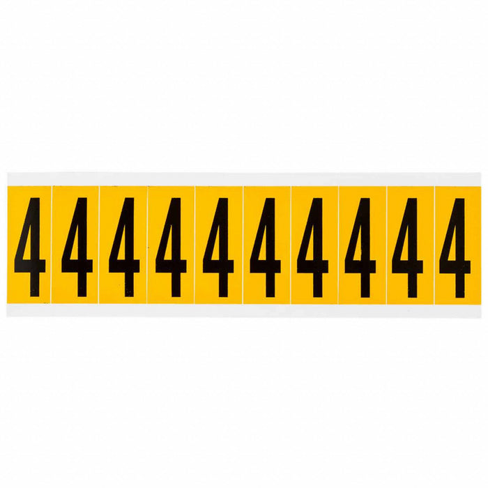 NumberLabel Vinyl 2-1/4inH 7/8inW