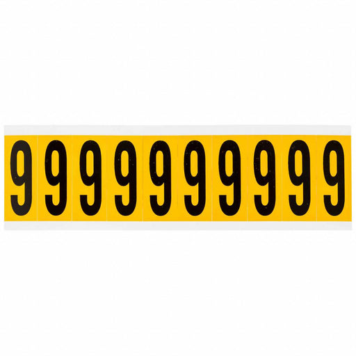 NumberLabel Vinyl 2-1/4inH 7/8inW