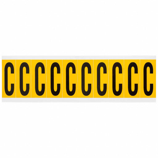 Letter Label C 2-1/4in.Hx7/8in.W