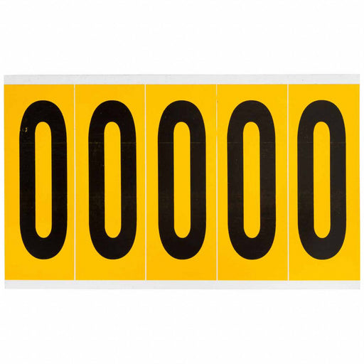 Number Label Vinyl 5 in H 1-3/4 in W
