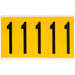 Number Label Vinyl 5 in H 1-3/4 in W