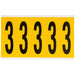 Number Label Vinyl 5 in H 1-3/4 in W