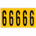 Number Label Vinyl 5 in H 1-3/4 in W