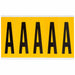 Letter Label Vinyl 5 in H 1-3/4 in W