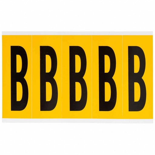 Letter Label B 5inHx1-3/4inW No Cards 1
