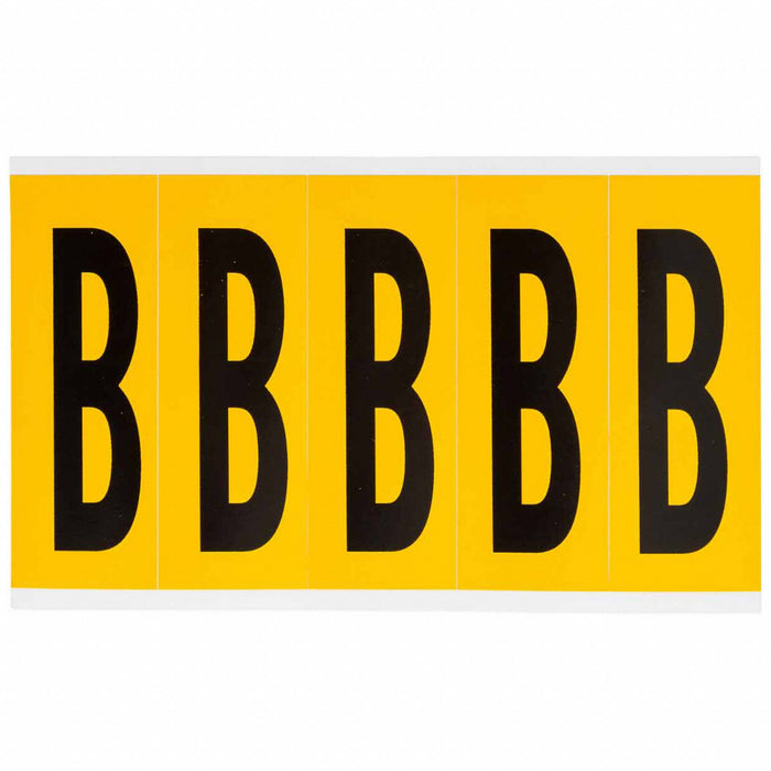 Letter Label Vinyl 5 in H 1-3/4 in W