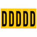 Letter Label Vinyl 5 in H 1-3/4 in W