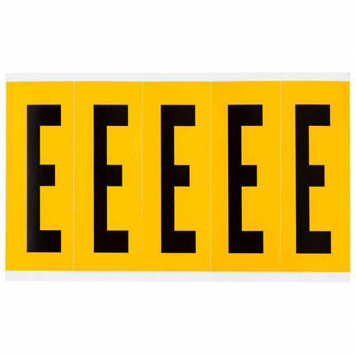 Letter Label Vinyl 5 in H 1-3/4 in W