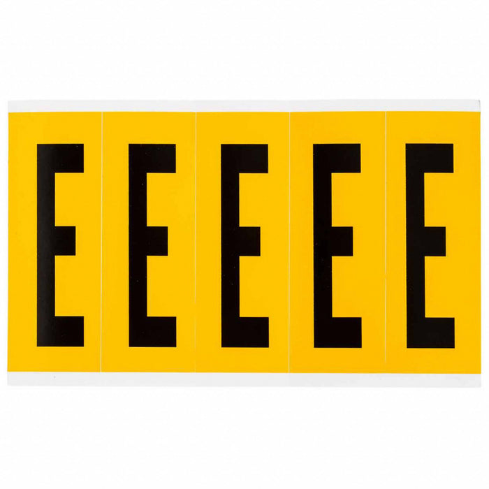 Letter Label Vinyl 5 in H 1-3/4 in W