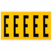 Letter Label Vinyl 5 in H 1-3/4 in W