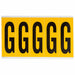 Letter Label Vinyl 5 in H 1-3/4 in W