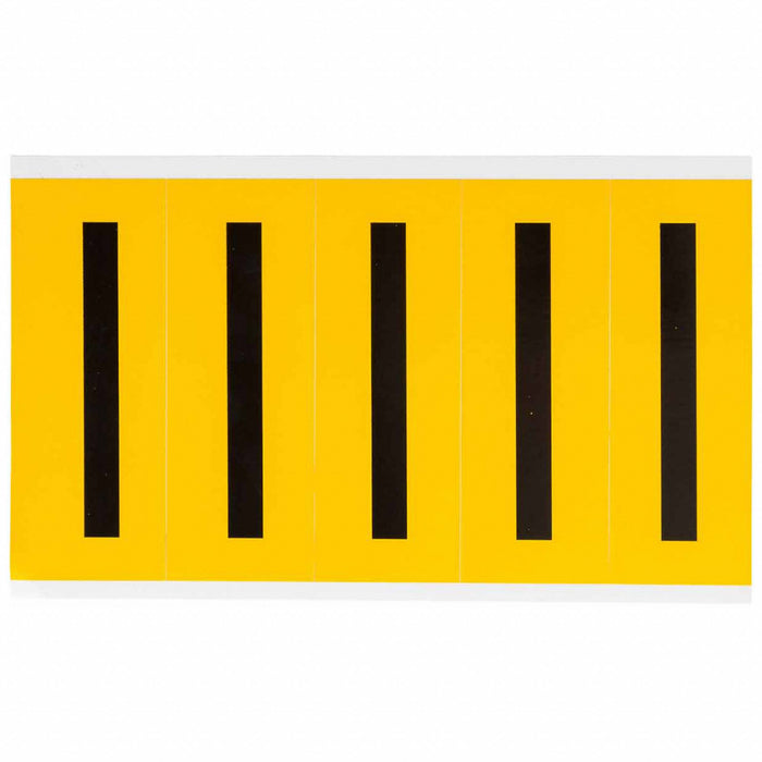 Letter Label Vinyl 5 in H 1-3/4 in W