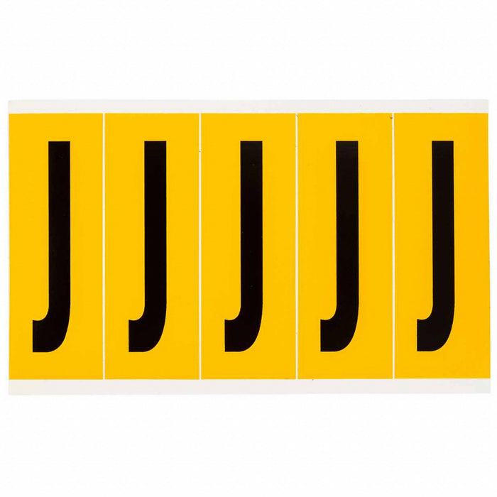 Letter Label Vinyl 5 in H 1-3/4 in W