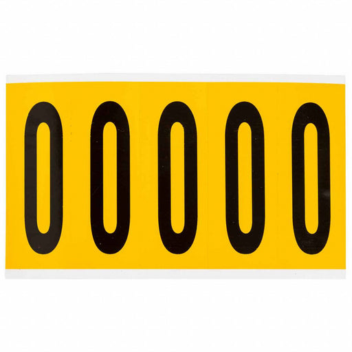 Letter Label O 5in.Hx1-3/4in.W Vinyl