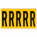 Letter Label Vinyl 5 in H 1-3/4 in W