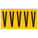 Letter Label Vinyl 5 in H 1-3/4 in W