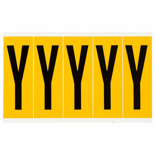 Letter Label Vinyl 5 in H 1-3/4 in W