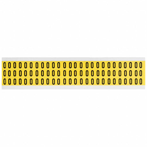 Number Label Vinyl 1/2 in H 3/8 in W