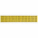 Number Label Vinyl 1/2 in H 3/8 in W